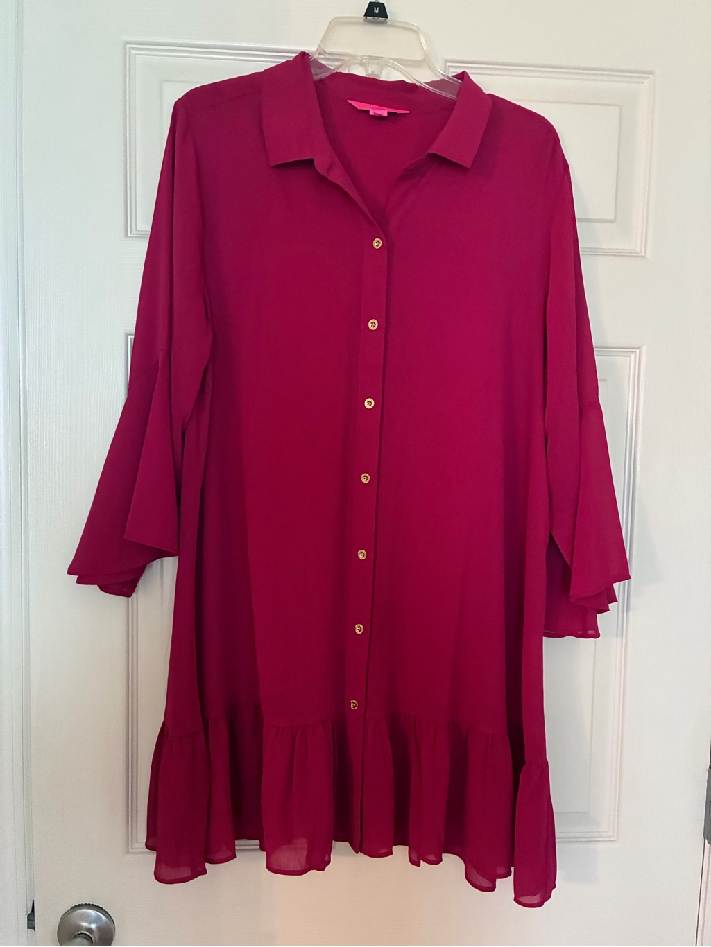 Lilly Pulitzer Poinsetta Red Swim Coverup